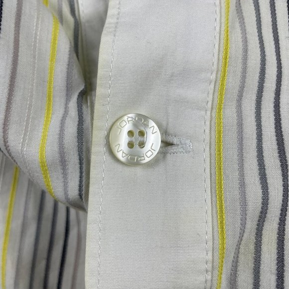 Nike Air Jordan Retro 2005 20th Anniversary 85-05 S/S Shirt XXL Button-Up Stripe - Picture 5 of 16